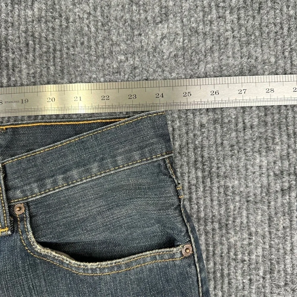 Levi's 550 Relaxed Fit‎ Jeans Mens 50x32 Dark Wash Denim 100% Cotton